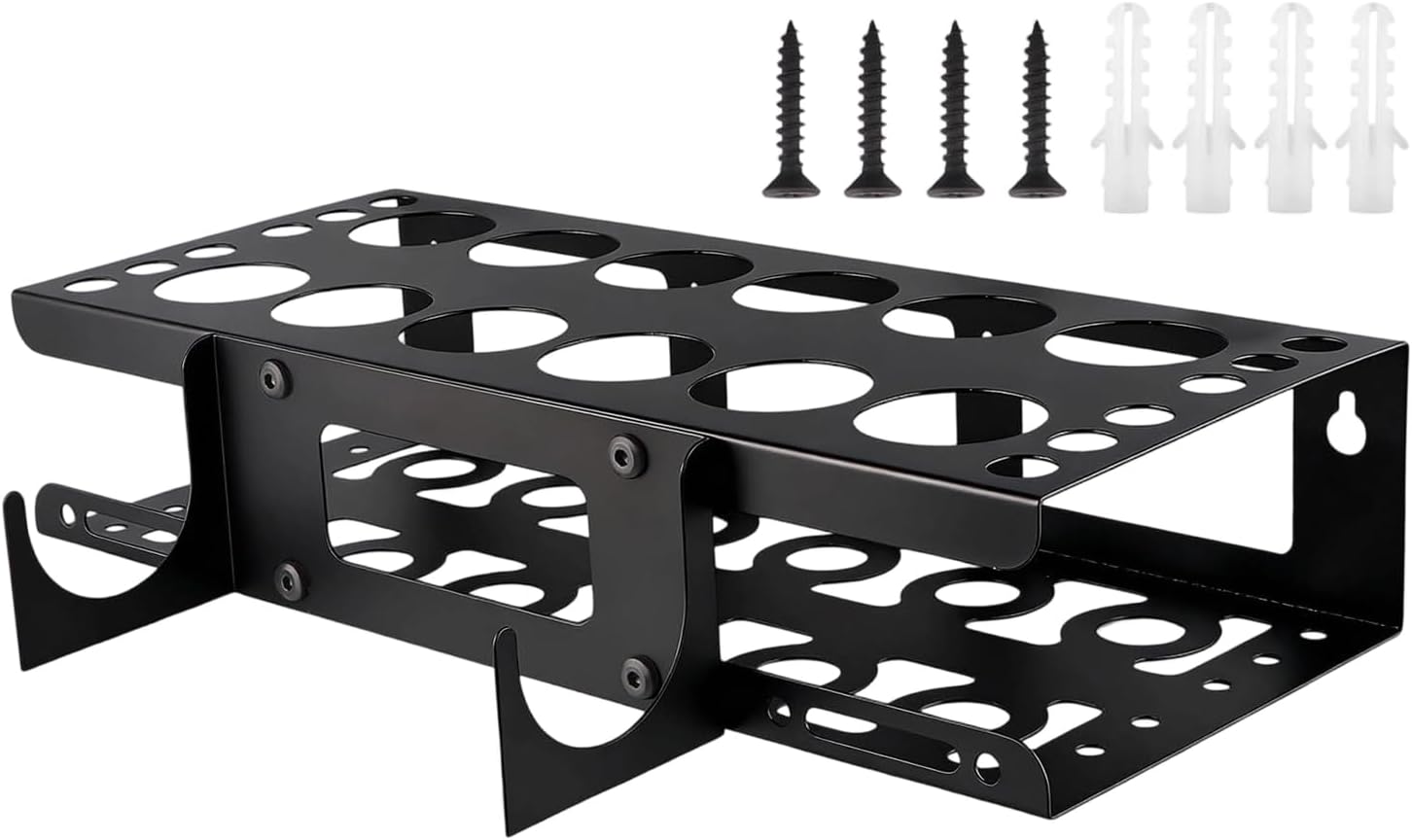 GENERIC Support De Rangement, 12 Emplacements De Grande Capacité, Organisateur De Rangement Pour Tube De Calfeutrage | Pour Salon, Dortoir, Atelier De Réparation à Domicile, Atelier