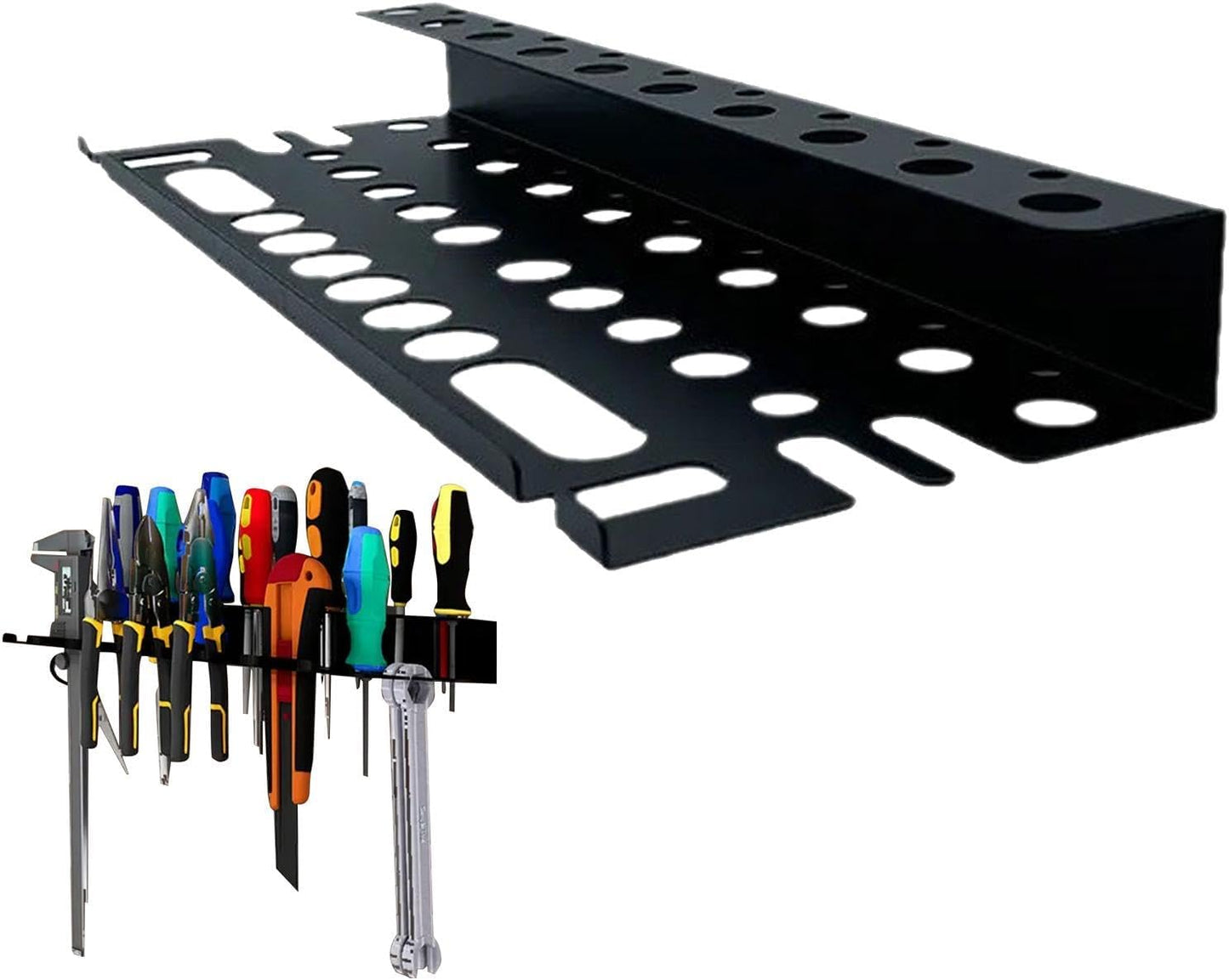 Genérico Screwdriver Holder Organizer, Metal Tool Organizer, Wrench Storage Rack, Plier Tool Organizer, Screwdriver Rack Organizer, Polyvalent Tool Storage, Rack, Plier Storage Organizer, Wrench Ho