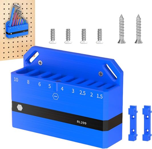 GENERIC Organisateur De Clés Magnétique | Rack De Rangement D'outils,Support De Clé,Pour L'Organisation Hexagonale De Vélo Mural Pour Atelier Et Exposition