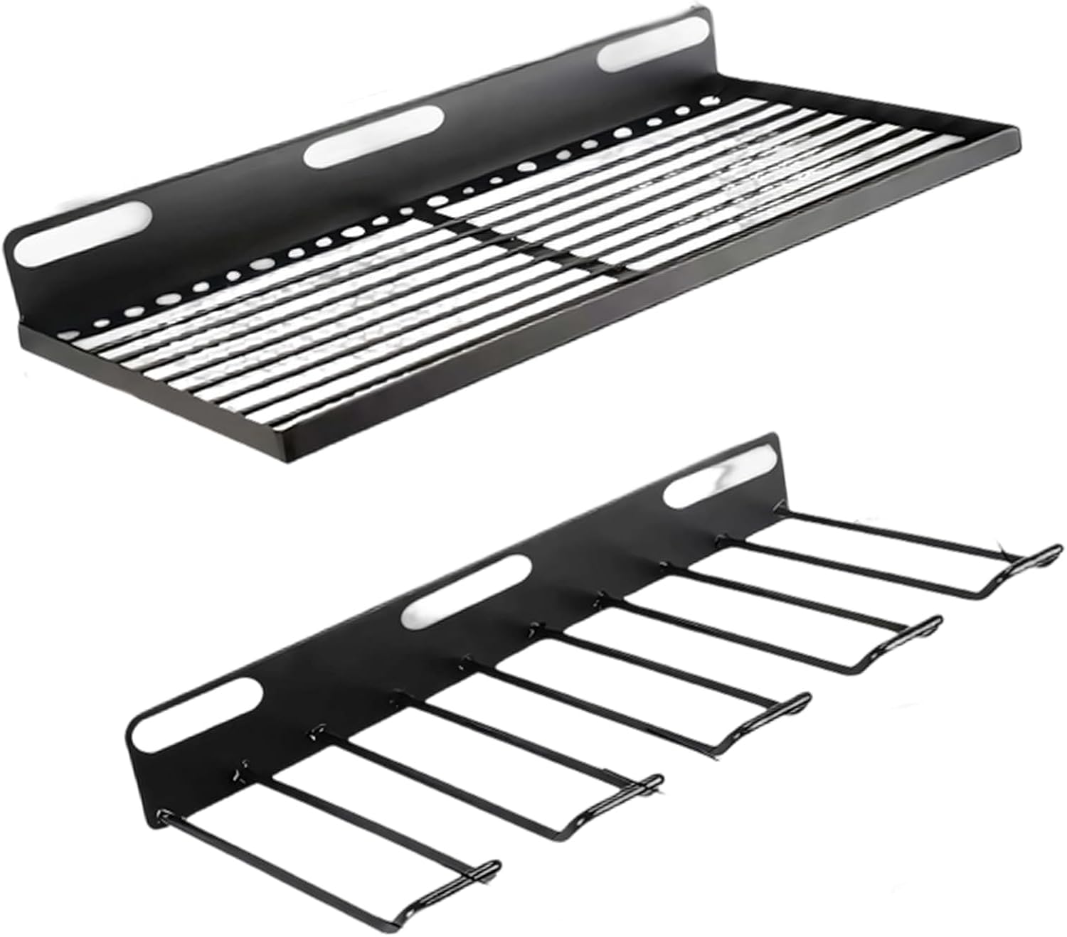  Organisateurs Pour Outils électriques à Main - Panneau Perforé Robuste - Rangement Mural Pour Atelier - Clé à Molette - Outil De Tournevis - Étagère De Rangement Pour Les Mains