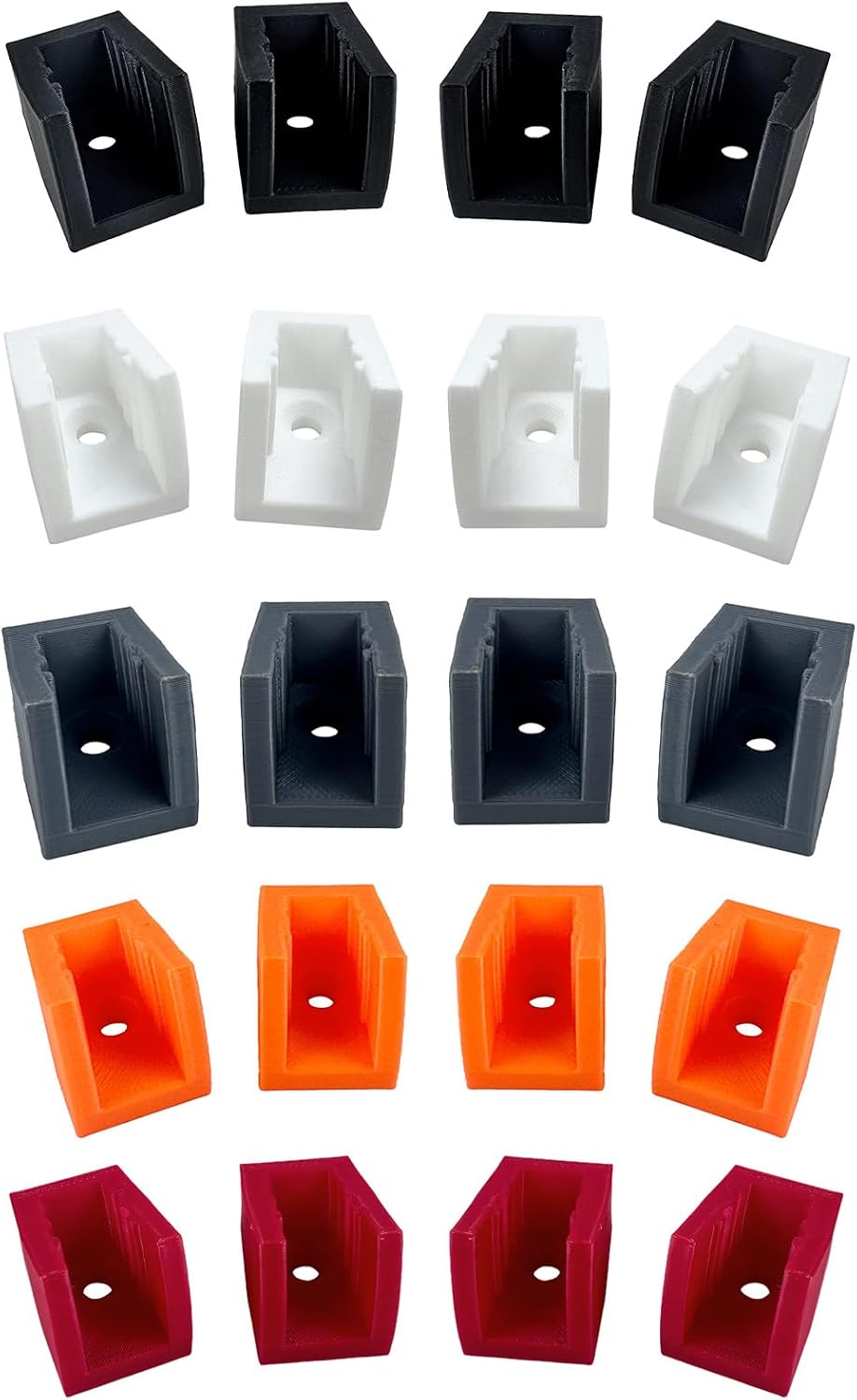  Lot De 4 Supports Muraux Robustes En Acide Polylactique Parfaits Pour Le Rangement D'atelier Et De Garage