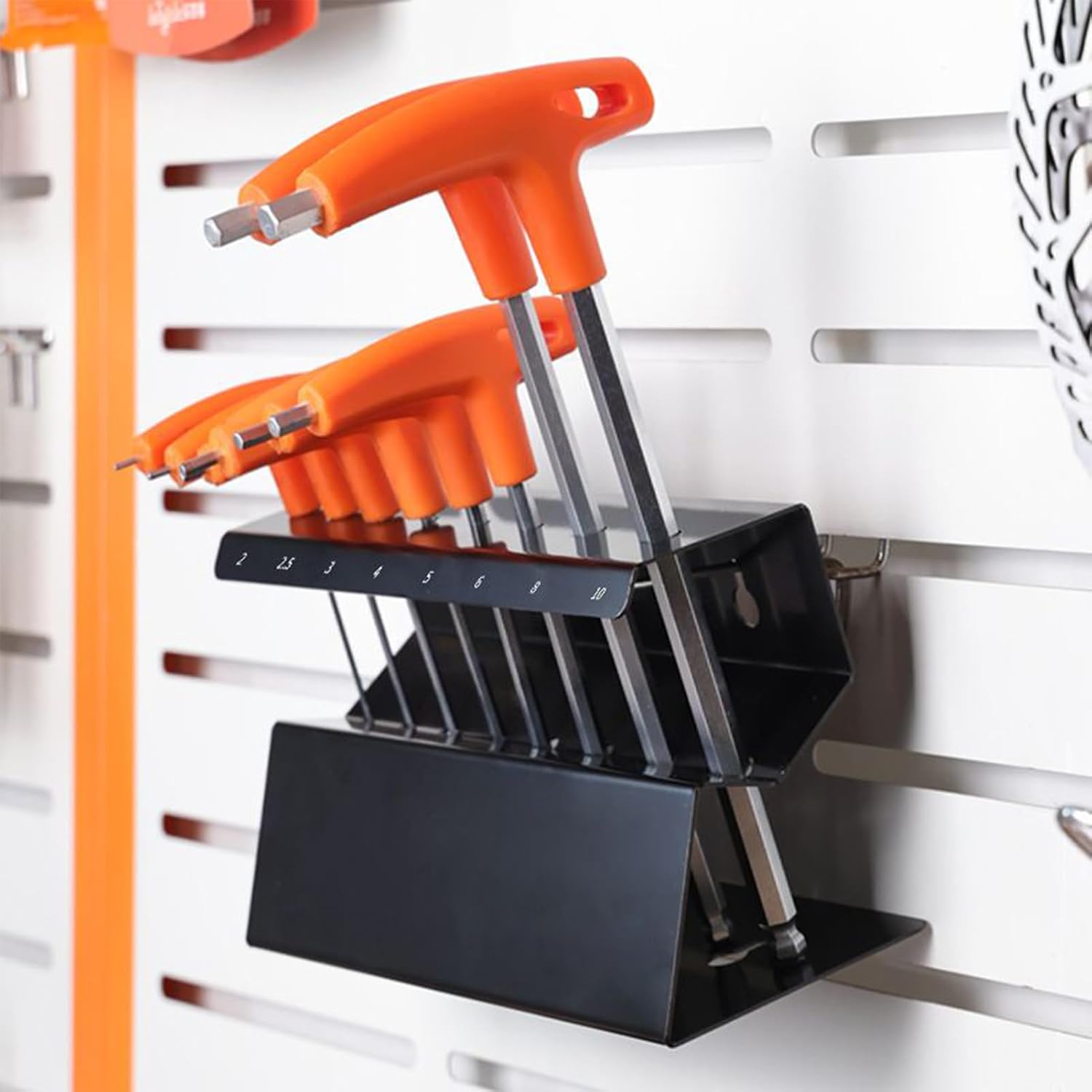 GENERIC Porte-clé | Support Mural En Acier Inoxydable Pour Clés Verticales, Porte-outils Hexagonaux Pour économiser De L'espace Pour Garage, Atelier, Dortoir, Maison, Salon