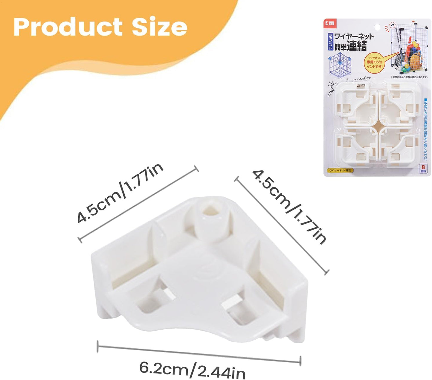  Connecteurs De Grille De Cage,Multifonction Fixation Serrée - Connecteurs De Rangement Pour Cubes En Fil | Pour Salon Maison Dortoir Appartement Chambre Boîte À Caisse Pour Animaux
