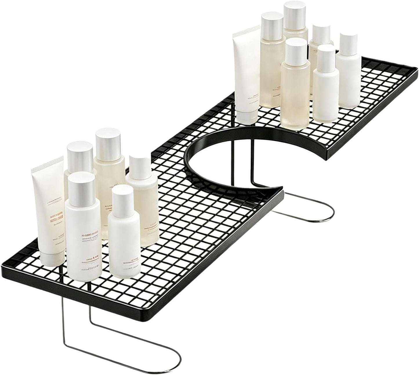 GENERIC Organiseur D'évier En Métal Pour Cuisine, étagère Au-dessus De L'évier, Pour Comptoir, Lavabo, Appartement, Dortoir, Salle De Bain, Hôtel, Restaurant, Toilettes