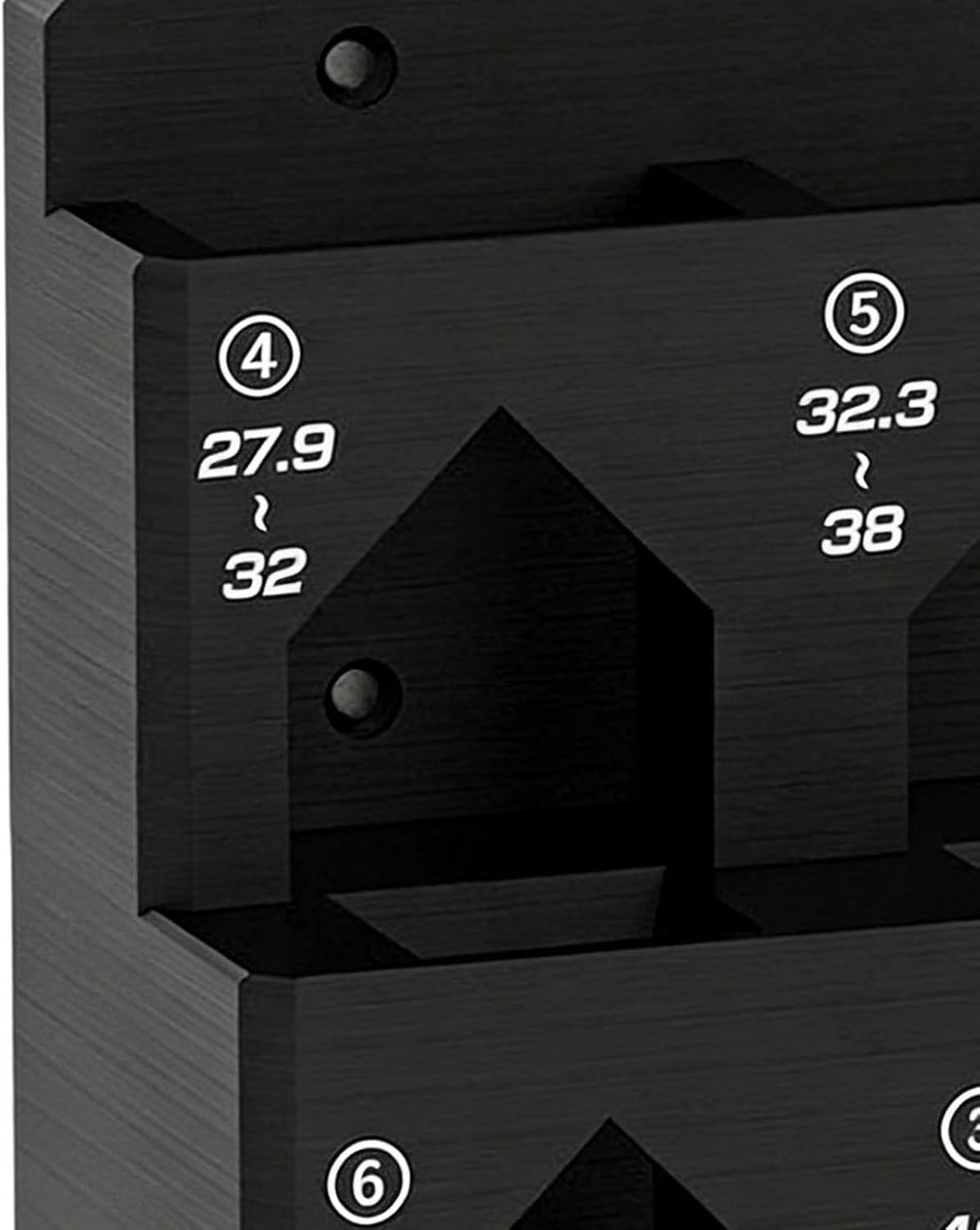  Rack De Rangement Mural à Pinces - Étagère Organisatrice Murale à 6 Compartiments | Range-outils à Fixation Par Serrage - Pour Garage Atelier Abri Maison