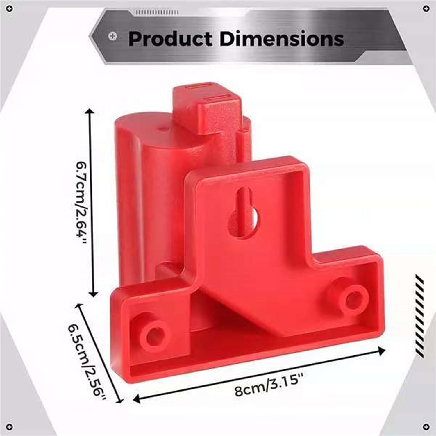  Support Mural Pour Outils électriques - Support Robuste Pour Batterie 12 V