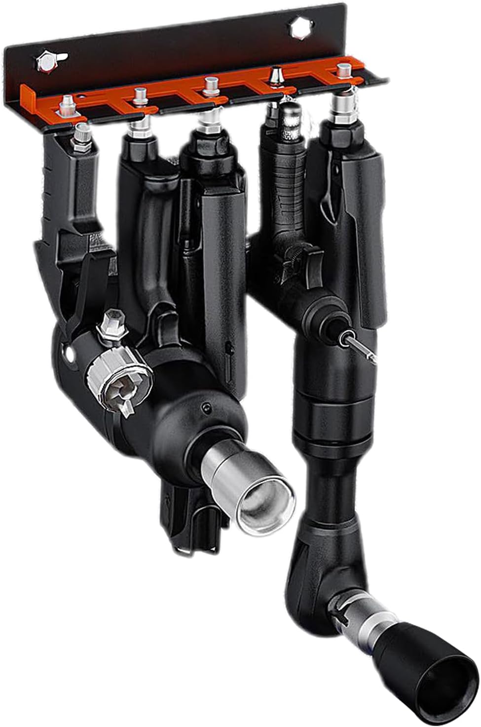 GENERIC Organisateur D'outils Pneumatiques,Station De Perceuse Murale À 5 Sockets Pour Perceuse Et Ponceuse,Porte-Outils Pneumatiques | Pour Perceuse Tournevis Outils Électriques Pour Atelier De Jardin
