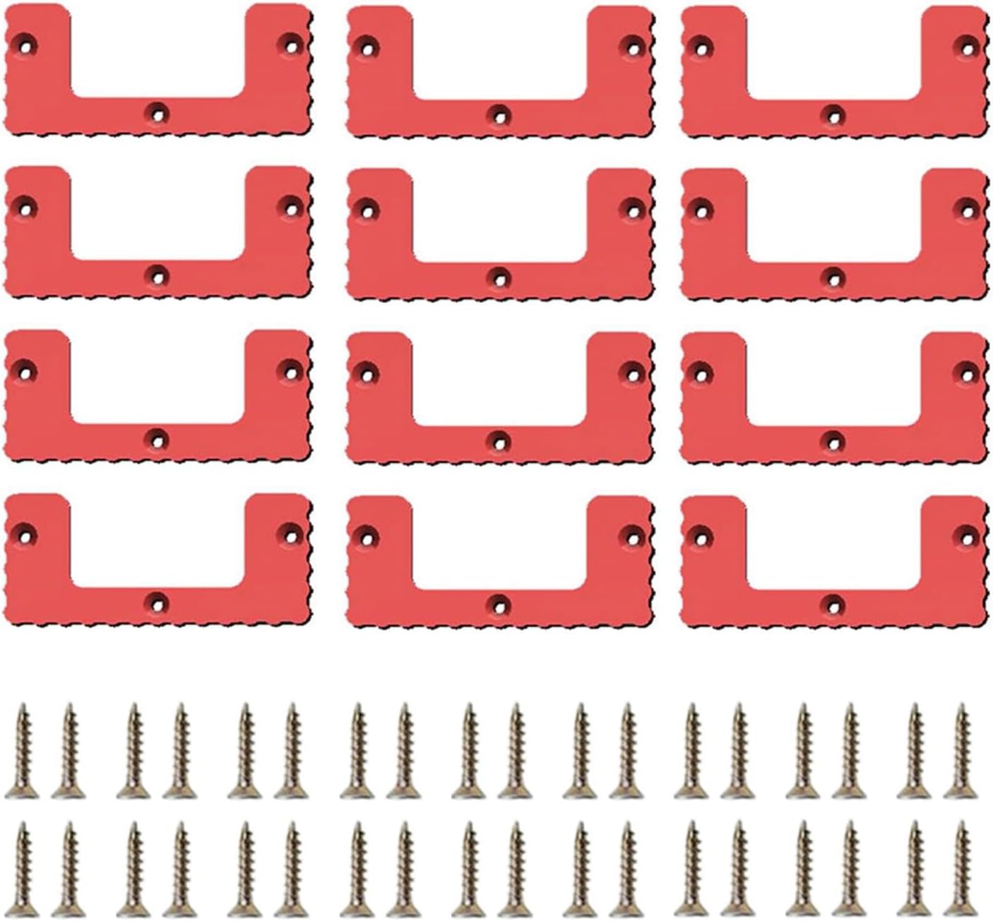  Lot De 16 Taquets De Montage Pour Système De Rangement Mural En Plastique ABS Robuste, Pour Atelier, Garage, Camion, Véhicule