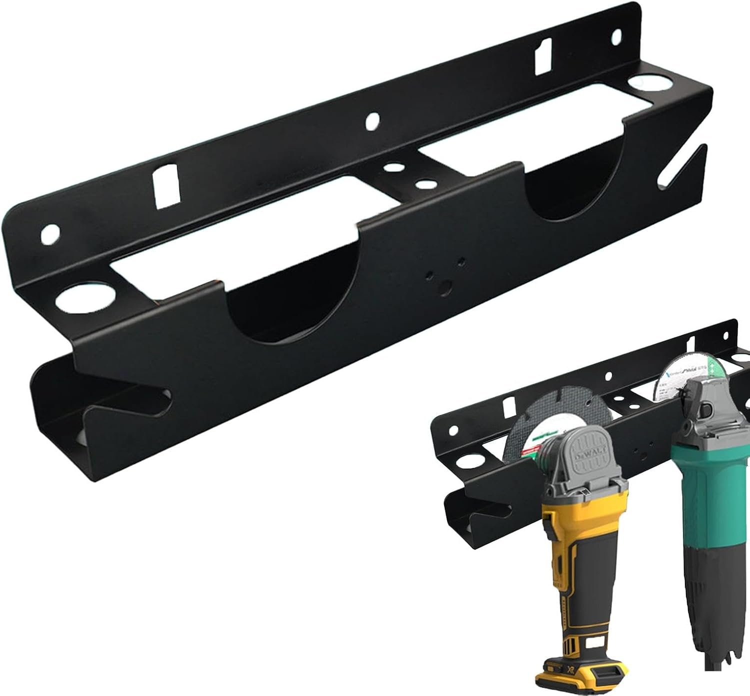  Angle Grinder Organizer, Wall Mount Tool Rack, Garage Tool Storage, Angle Grinder Storage, Polisher Wall Mount, Workshop Organizer Bracket, Sturdy Tool Storage Rack, Wall Mounted Grinder Holder
