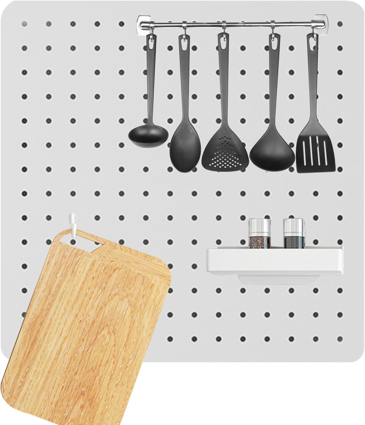  Générique Panneau Perforé Organisateur Mural | Organisateur Mural De Bureau,Panneaux Multifonctions Pour Outils Fournitures Décorations Affichage Cuisine Chambre