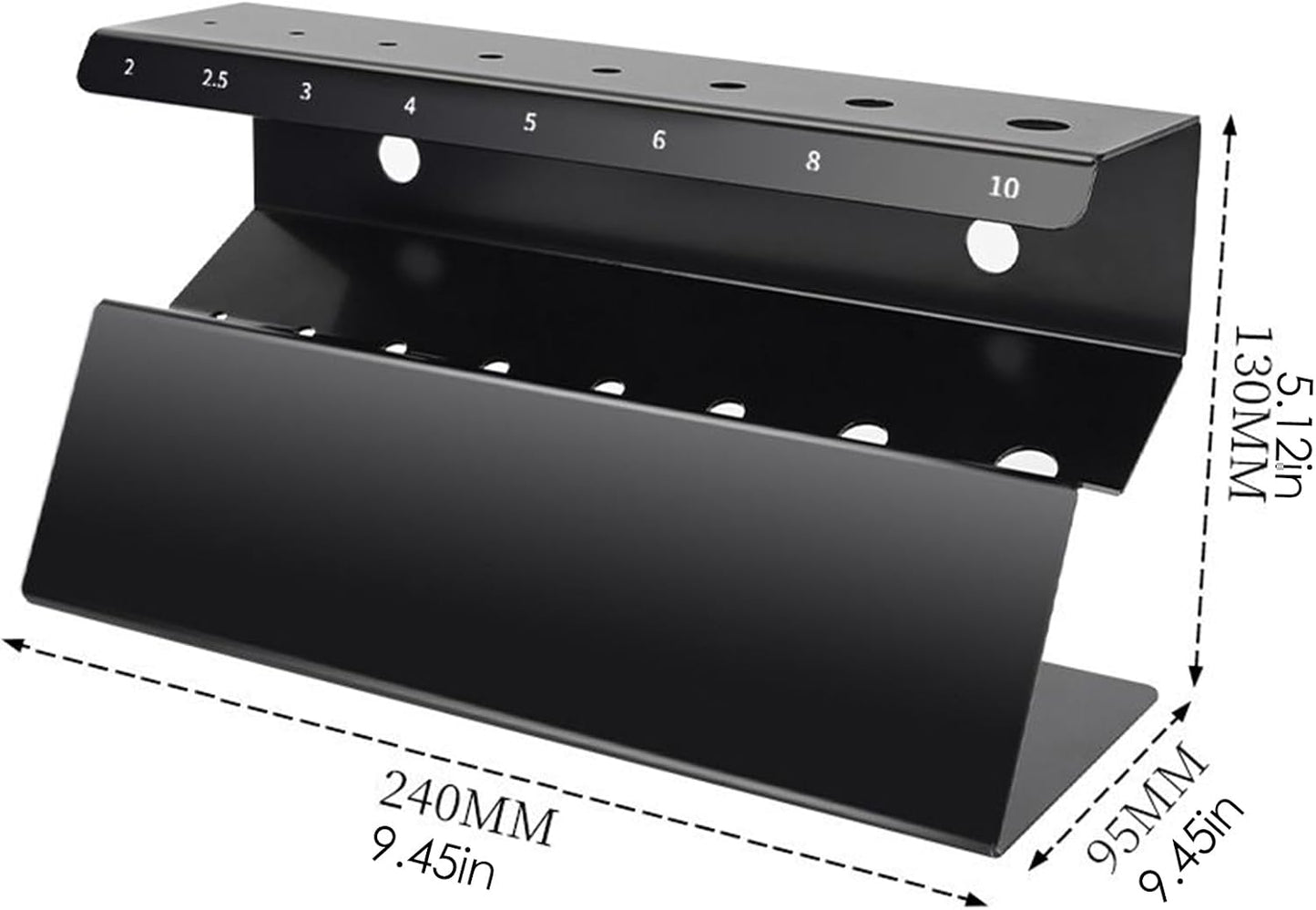 GENERIC Porte-clé | Support Mural En Acier Inoxydable Pour Clés Verticales, Porte-outils Hexagonaux Pour économiser De L'espace Pour Garage, Atelier, Dortoir, Maison, Salon