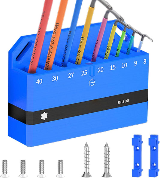 GENERIC Organisateur De Clés | Porte-outils Magnétique | Porte-clés | Pour Vélo Hex Spanner Outil De Réparation Wall Organisation Affichage Garage Atelier