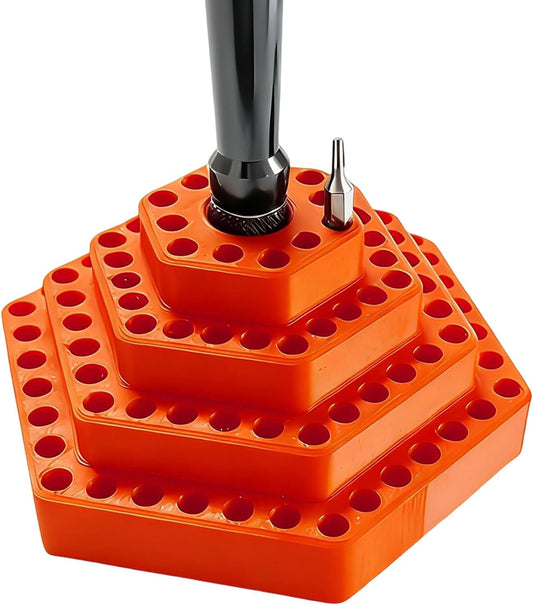 GENERIC Porte- Hexagonaux Pour Tournevis - Étagère De Rangement Pour Forets - Design Adorable - Accessoire D'électricien Pour Le Travail Du Bois - Organisateur D'outils De Garage Pour Et Vis