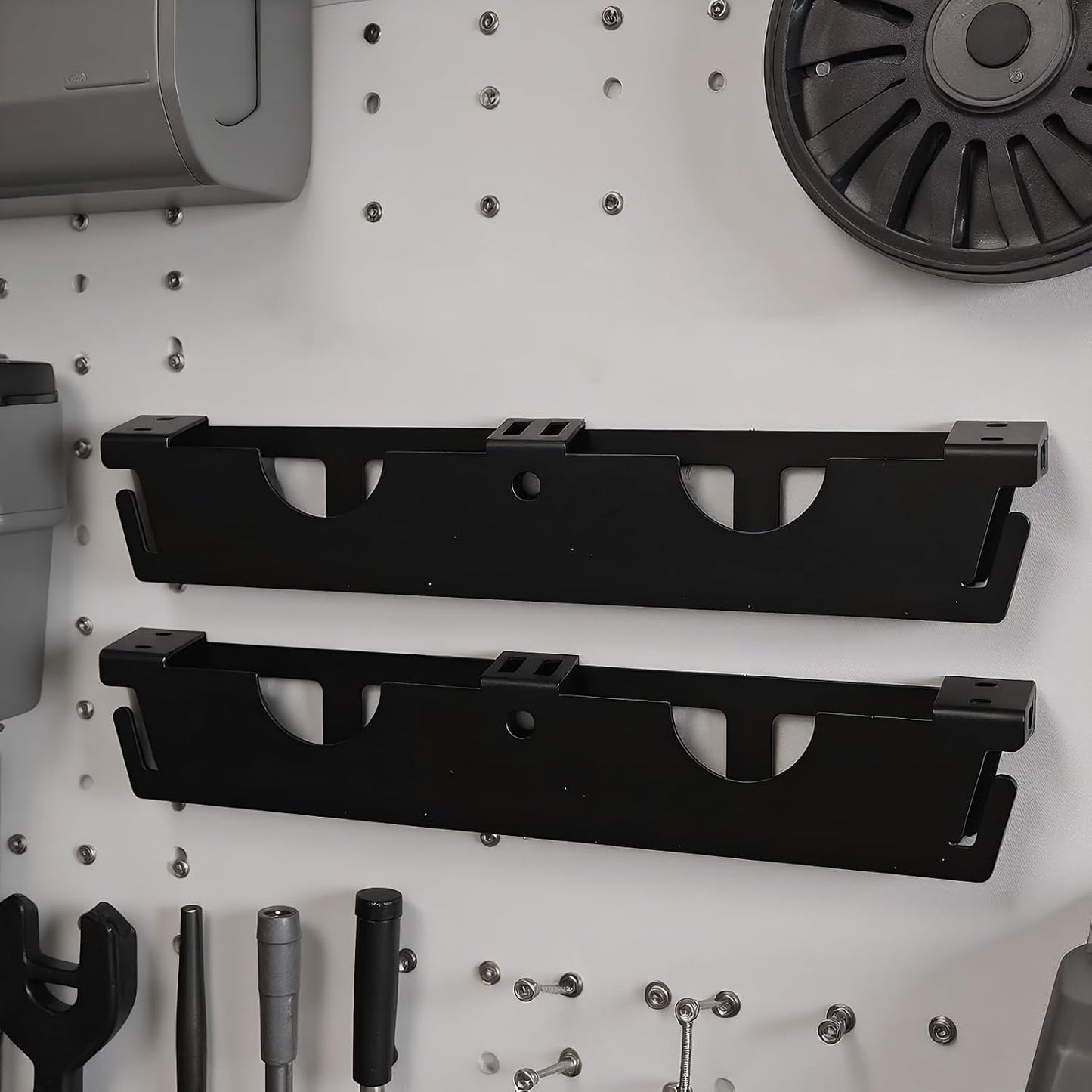  Porte-Meuleuse D'Angle,Support Pour Mur De Meuleuse D'Angle | 2 Pièces Organisateur à 2 Fentes Pour Tournevis Et Outils Électriques Pour Atelier, Établi, Panneau Perforé Et