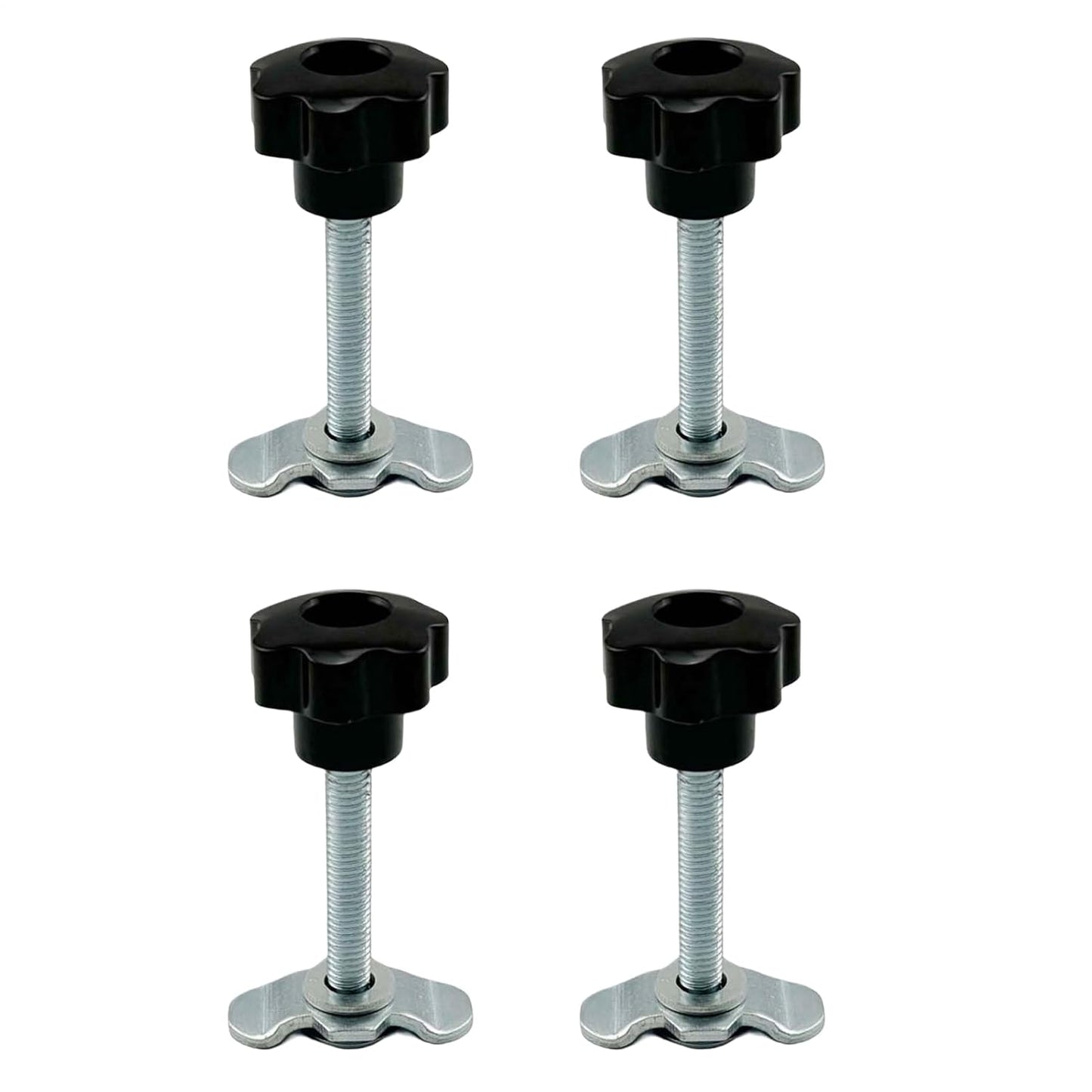  Goupille De Rail L, Raccord De Patte À Tige Filetée Pour Rail L, Pièces Anti-Dérapantes Pour Le Système Et Accessoires De Remplacement Pour Les Camions, Avions, Entrepôts, Garages Et