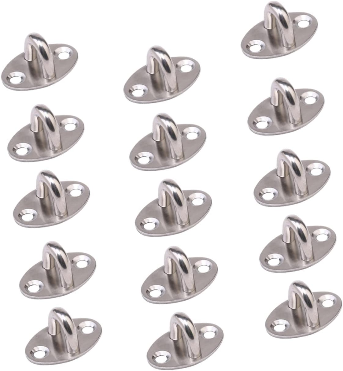  Gatuida 15pièces Crochet Fixe Acier Inoxydable Avec Anneau De Suspension Pour Plafond Pour Maison Rangement