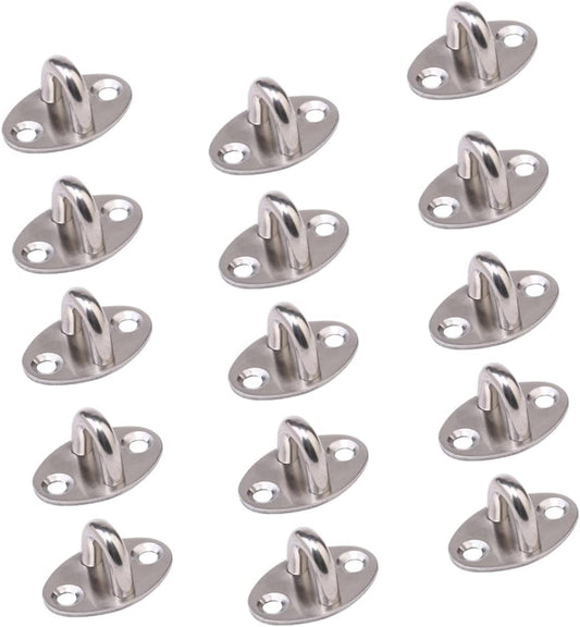  Gatuida 15pièces Crochet Fixe Acier Inoxydable Avec Anneau De Suspension Pour Plafond Pour Maison Rangement