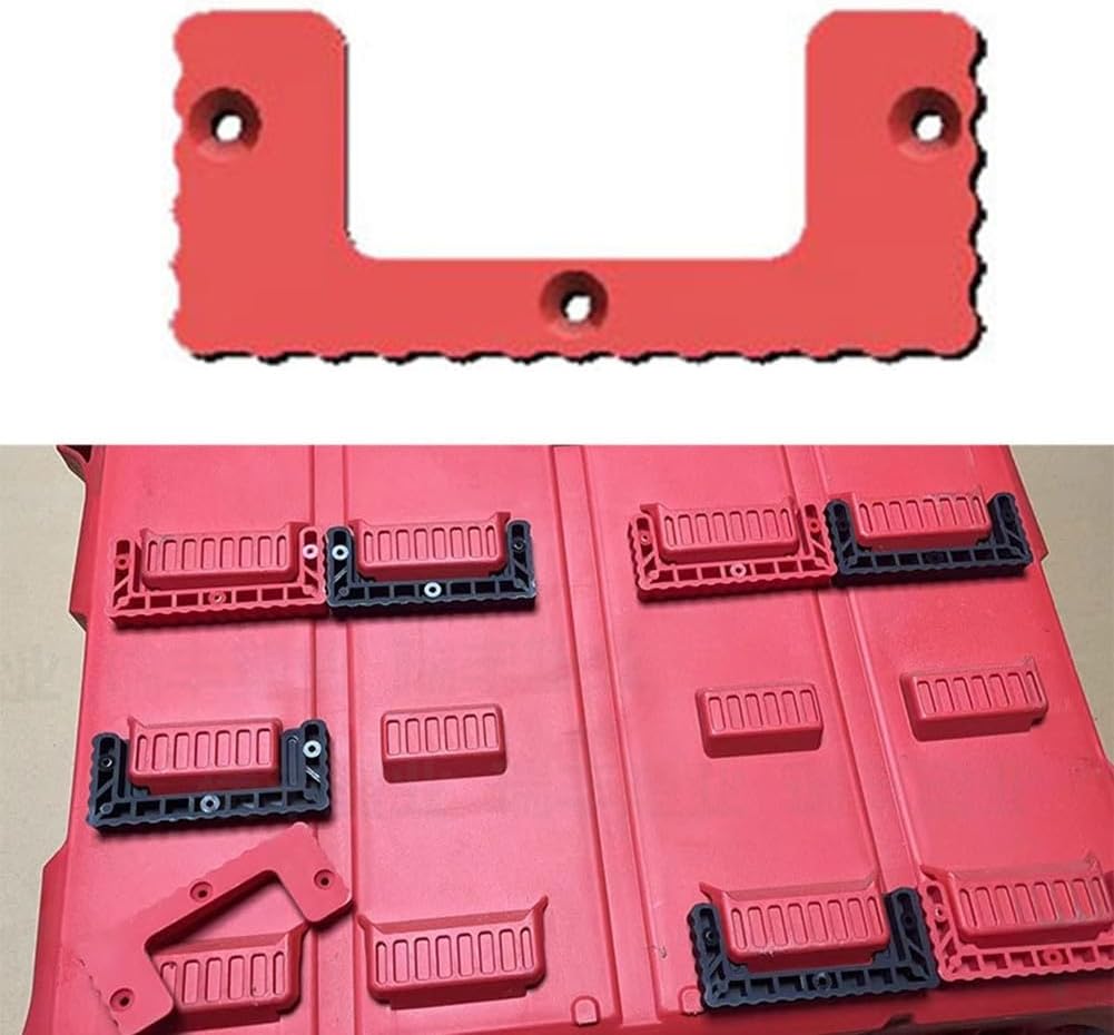  Lot De 8/12/16/20 Crampons De Montage Pour Système PACKOUT - Supports Muraux En ABS Pour Boîtes à Outils, Garage, Atelier, Camion, Solution D'organisation (20 Pièces)