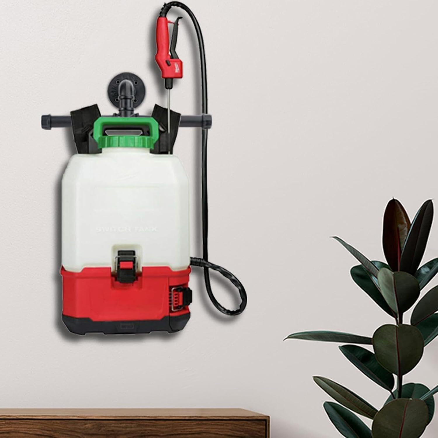  Backpack Sprayer Hanger, Garage Organizer For Blowers, Industrial Pipe Holder, Wall Tool Storage Rack, Space Saving Tool Hanger, Sturdy Garage Storage Hanger, Sprayer And Blower Organizer