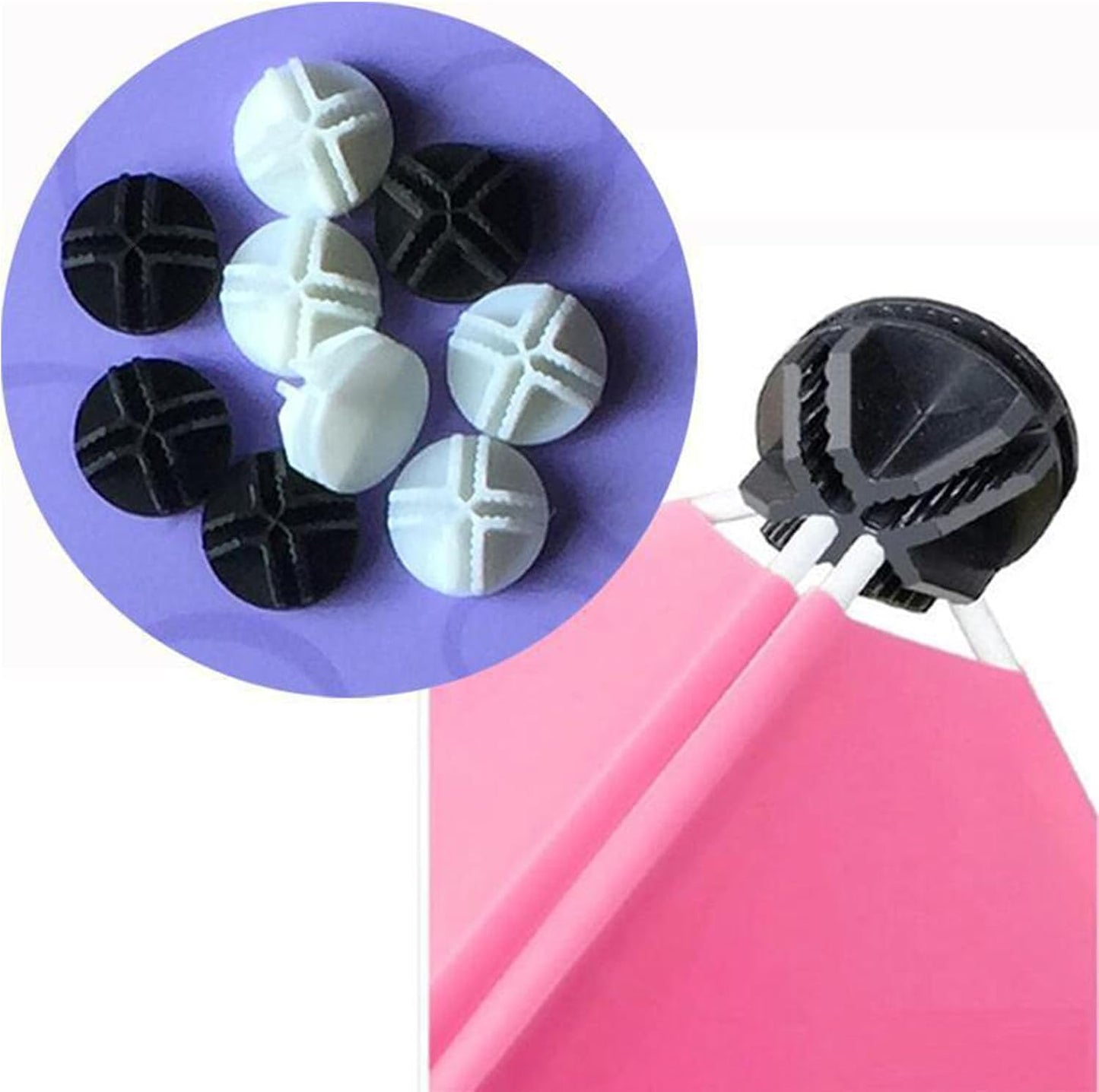  Lot De 100 Connecteurs Cubiques En Plastique Pour étagères De Rangement Modulaires, Fermetures Emboîtables, Boucles, Clips, Organiseurs, Armoires Modulaires, Connecteurs