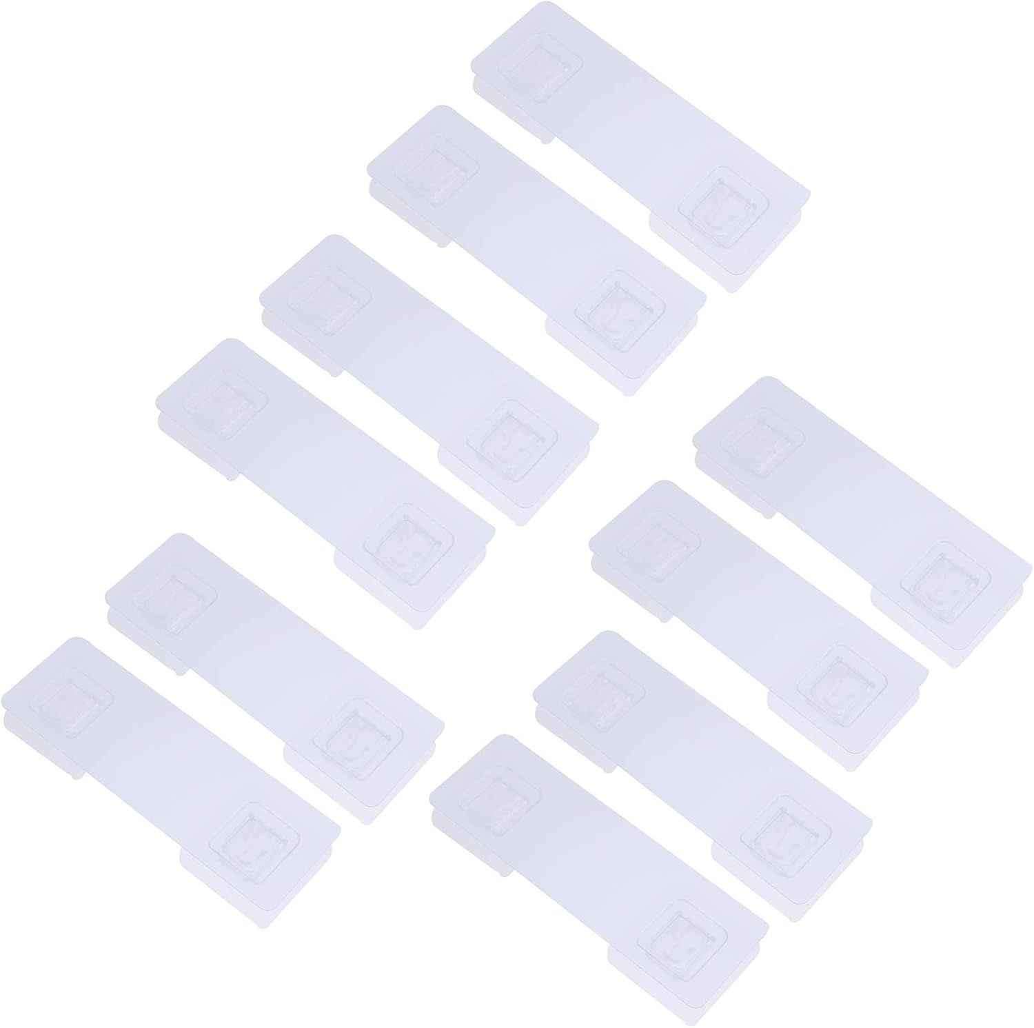  Cabilock Lot De 2 Clips Adhésifs Pour Rangement Mural Sans Trace Faciles à Décoller 30 Pièces