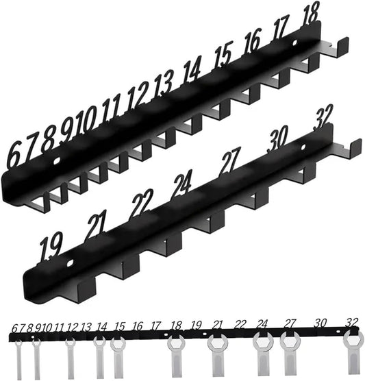  Support De Clé Pour 20 Clés, Organisateur De Clé Mural, Organisateur En Fer Pour Le Stockage Des Outils, Convient à 6mm à 32mm Stockage