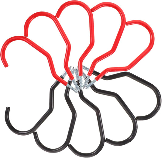  Housoutil 10pièces Crochets Pour Vélos De Garage Crochets Utilitaires De Rangement Supports Muraux Pour Vélos Résistants à Huile Anti-rayures Pour Outils Et Véhicules Légers