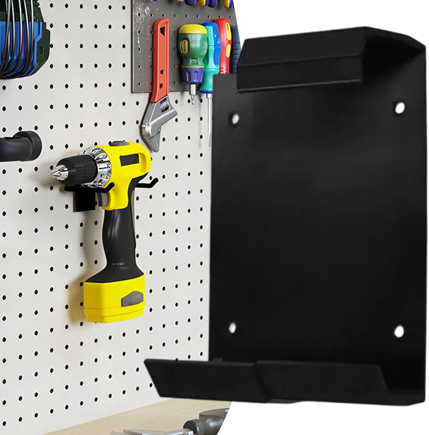 GENERIC Support Pour Outils électriques | Support Mural Pour Perceuse | Support Utilitaire De Rangement Robuste Pour Perceuse électrique, Marteau, Tournevis, Maison, Atelier, Réparation Automobile, Cour