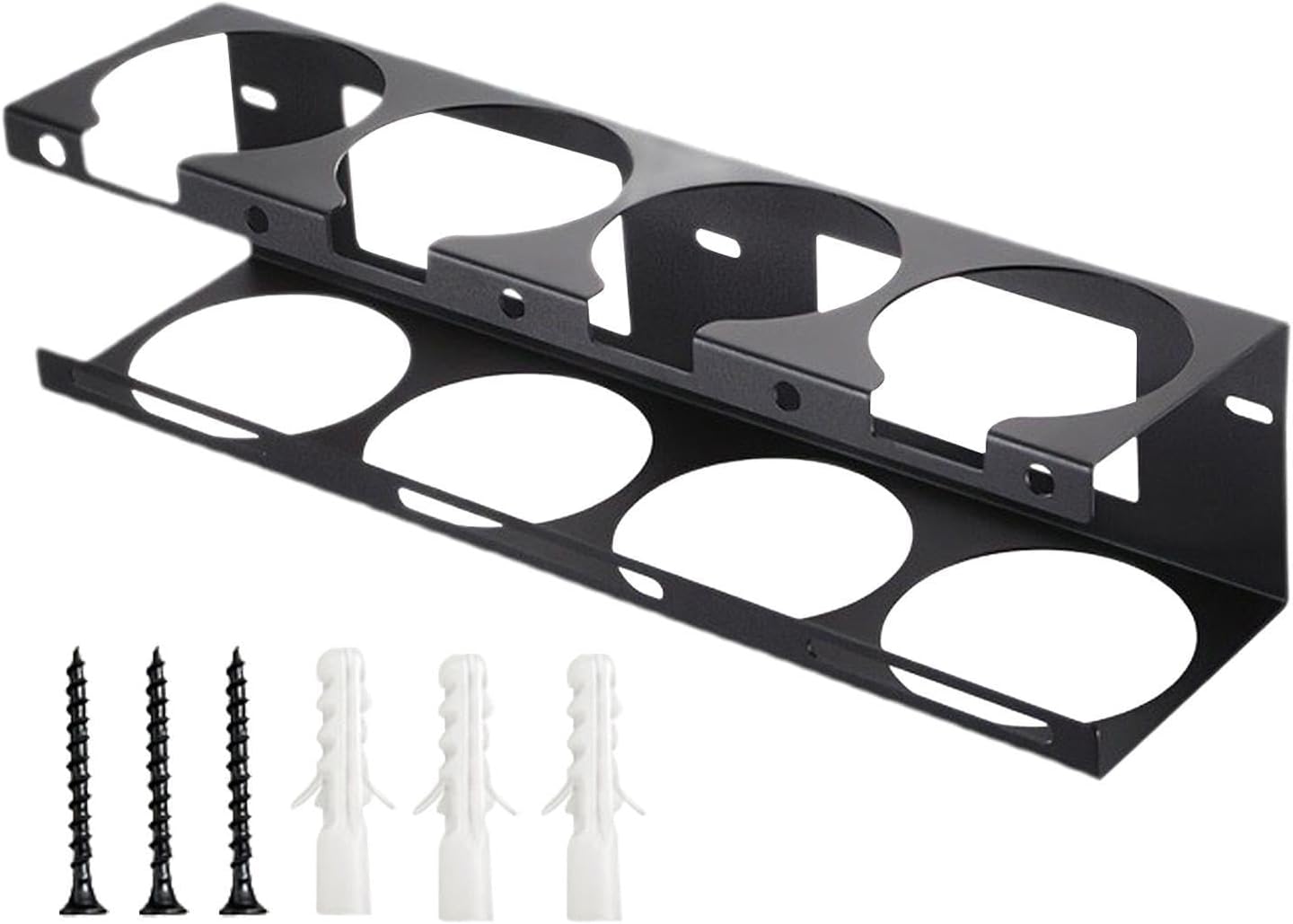  Générique Porte-électrode Pour Le Soudage,Rangement Mural En Fer à 4 Fentes - Support Mural Pour Fil De Soudage Et électrode - Pour Salon, Garage, Sous-sol, Appartement, Technicien, Hommes, Adultes