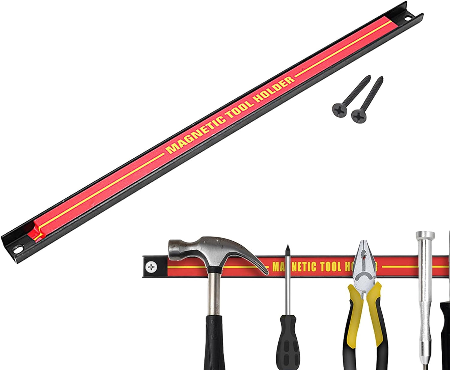  Bande Magnétique Pour Outils | Porte-outils Mural De Grande Capacité | Organiseur D'outils Peu Encombrant Pour Atelier, Atelier De Réparation Automobile, Maison