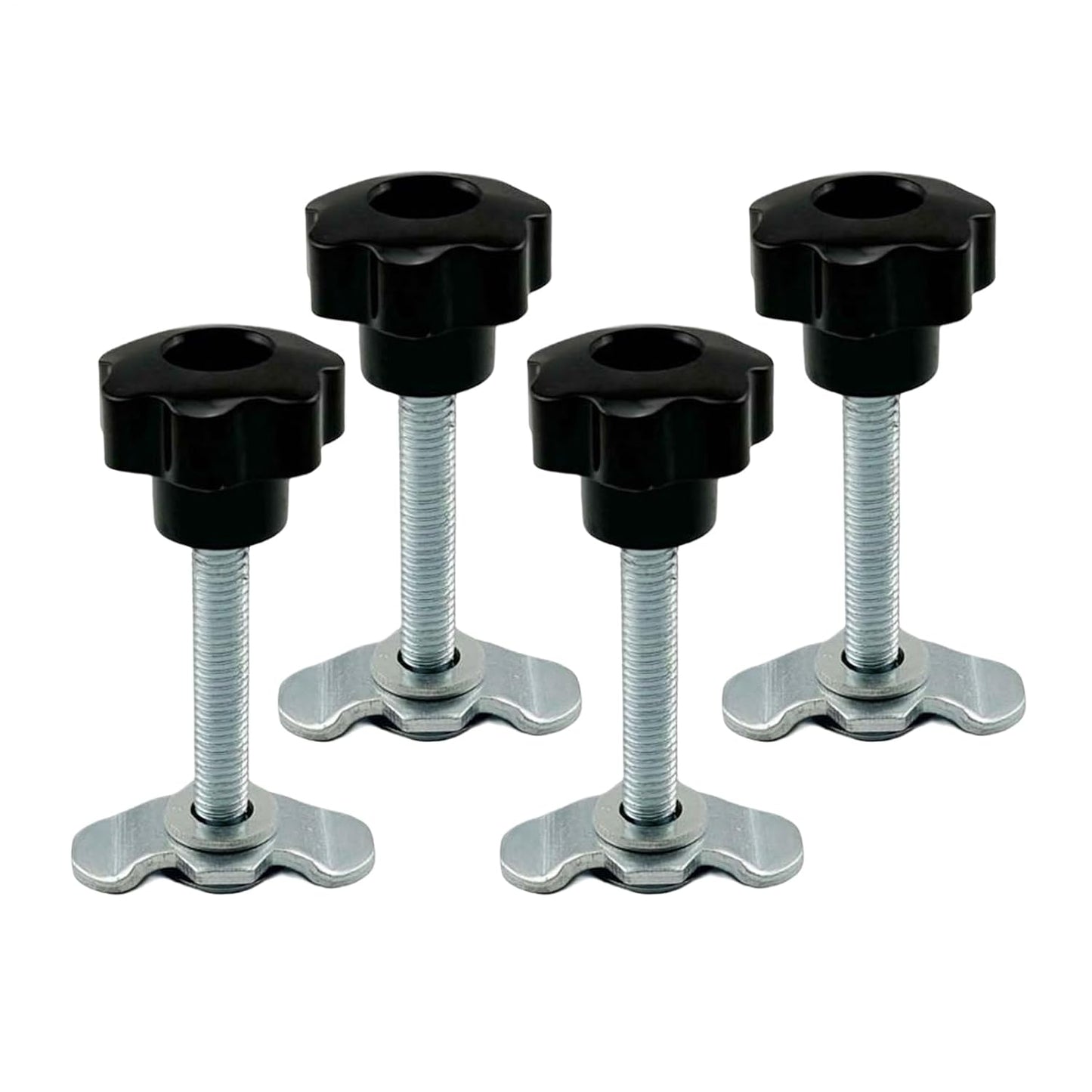  Goupille De Rail L, Raccord De Patte À Tige Filetée Pour Rail L, Pièces Anti-Dérapantes Pour Le Système Et Accessoires De Remplacement Pour Les Camions, Avions, Entrepôts, Garages Et