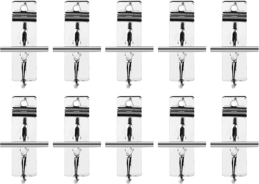  Jojofuny Crochets Muraux Argenté Faciles à Installer Retirer Lot De 10 Pour Panneaux à Lattes Pour Garage Et Rangement D'outils