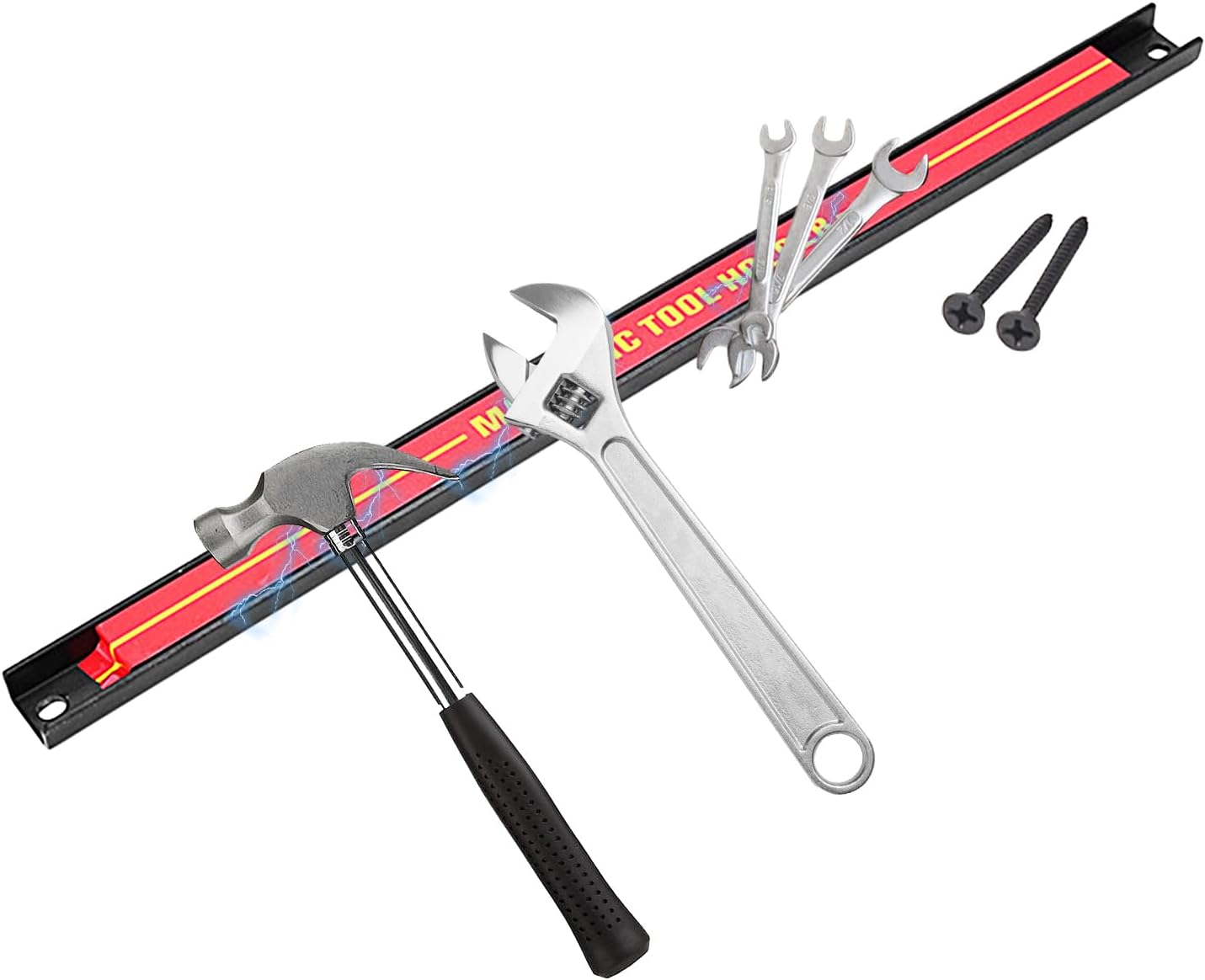  Bande Magnétique Pour Outils | Porte-outils Mural De Grande Capacité | Organiseur D'outils Peu Encombrant Pour Atelier, Atelier De Réparation Automobile, Maison