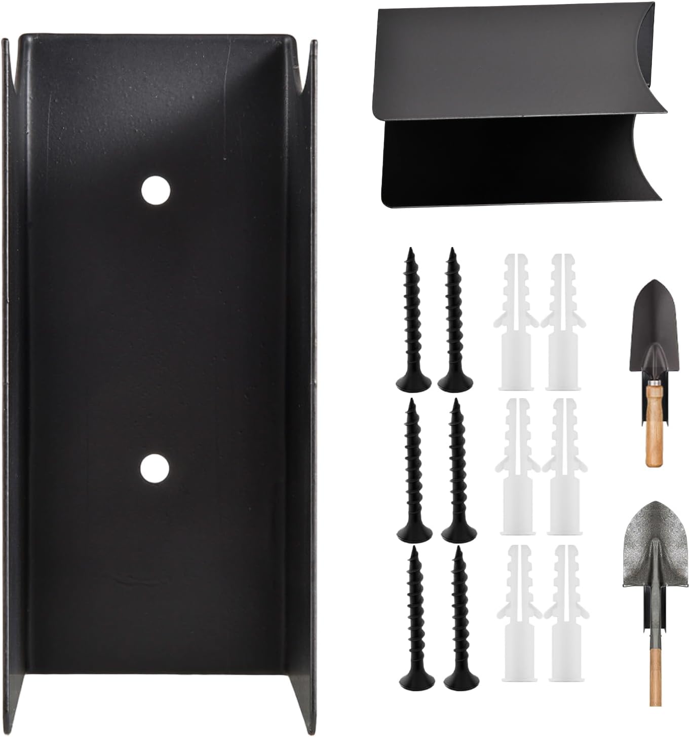  Organisateur D'outils De Garage Mural | Lot De 2 En Acier, Fixation Murale Antidérapante - Rangement D'atelier Garage - Pour Maison Sous-sol Atelier Jardin Pelouse Cour Extérieur Camping-car Camion