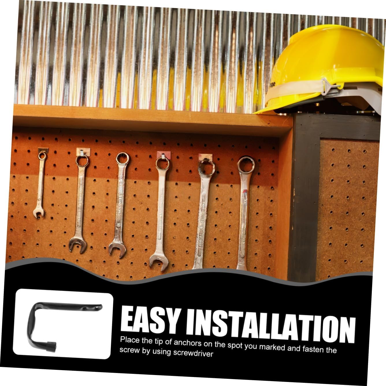  Ciieeo Utilitaires De Rangement De Garage Support Mural Pour Outils Conduites D'eau Grands De Rangement Intérieurs