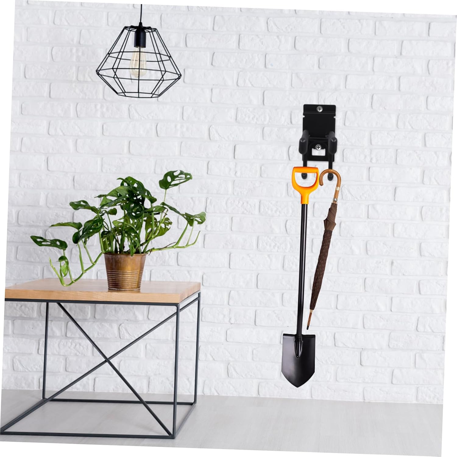  Angoily Crochet Mural Robuste Double Crochet Suspendu Multifonction Pour Rangement Garage Jardin Support Pour Espace Organisé
