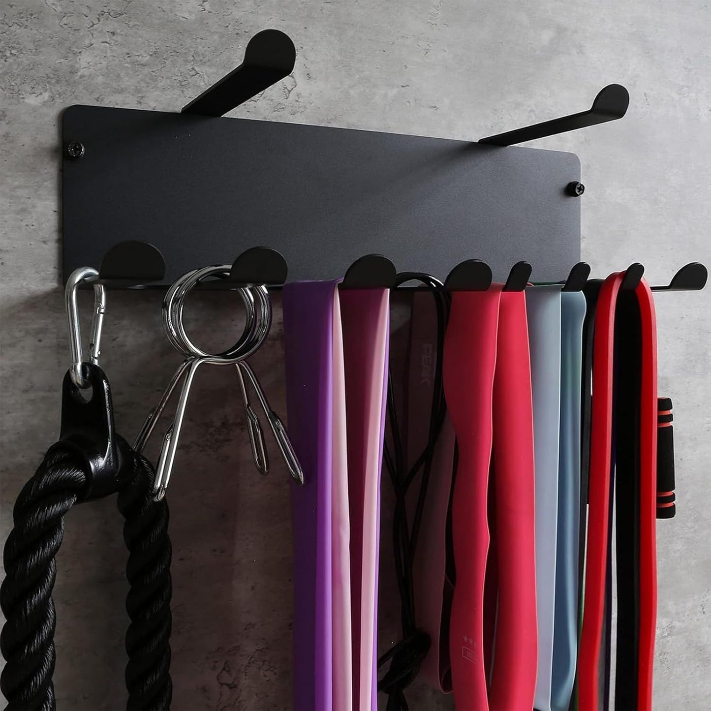  Porte-Accessoires De Fitness,Rangement Pour Équipement D'Entraînement | Support Mural Robust Étagères Gain De Place Pour Salle D'Entraînement Maison Fitness Yoga Garage