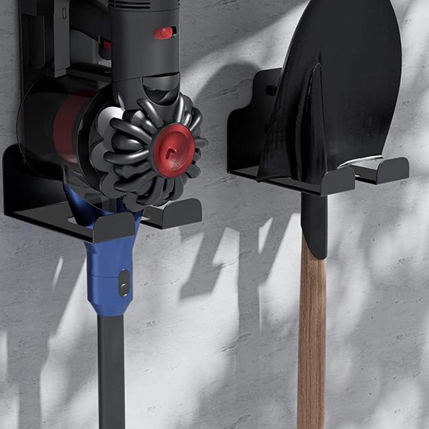  Support De Débroussailleuse - Râteau En Acier Inoxydable Économiseur D'Espace - Support De Rangement Pour Débroussailleuse - Pour Garage Jardin Ferme Cave Pelle Râteau Balai Serpillère Perceuse