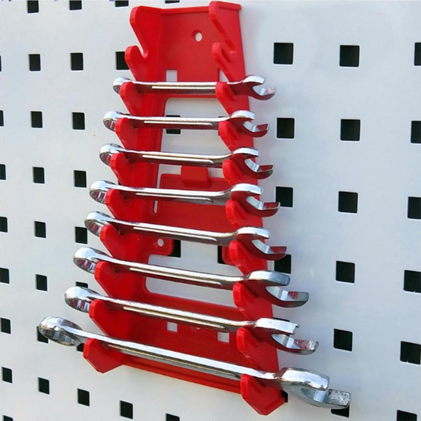 GENERIC Organiseur De Clés, Support Robuste Pour Panneau Perforé, Support Pour Outils De Tournevis, Support Mural, Solution De Rangement Peu Encombrante, Base Antidérapante, Parfait Pour Garage, Atelier
