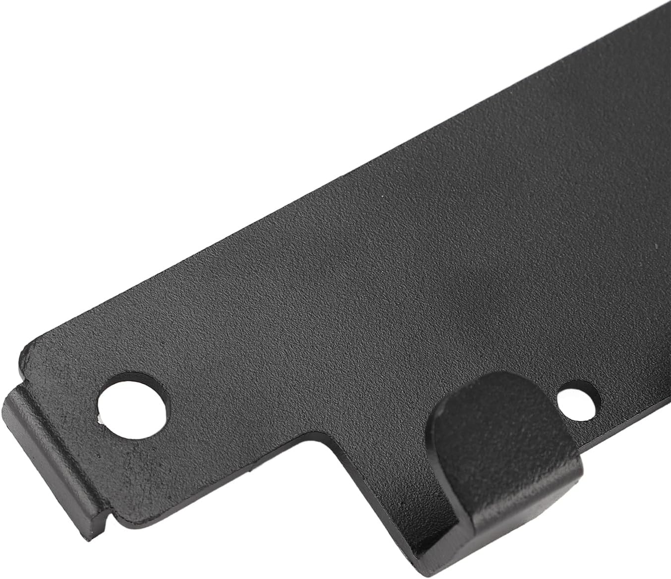  SIXRUN Étagère De Rangement Pour Outils En Alliage D'aluminium Avec 5 Crochets, Facile à Installer Pour Garage, Camping-car, Van, Camion, Noir