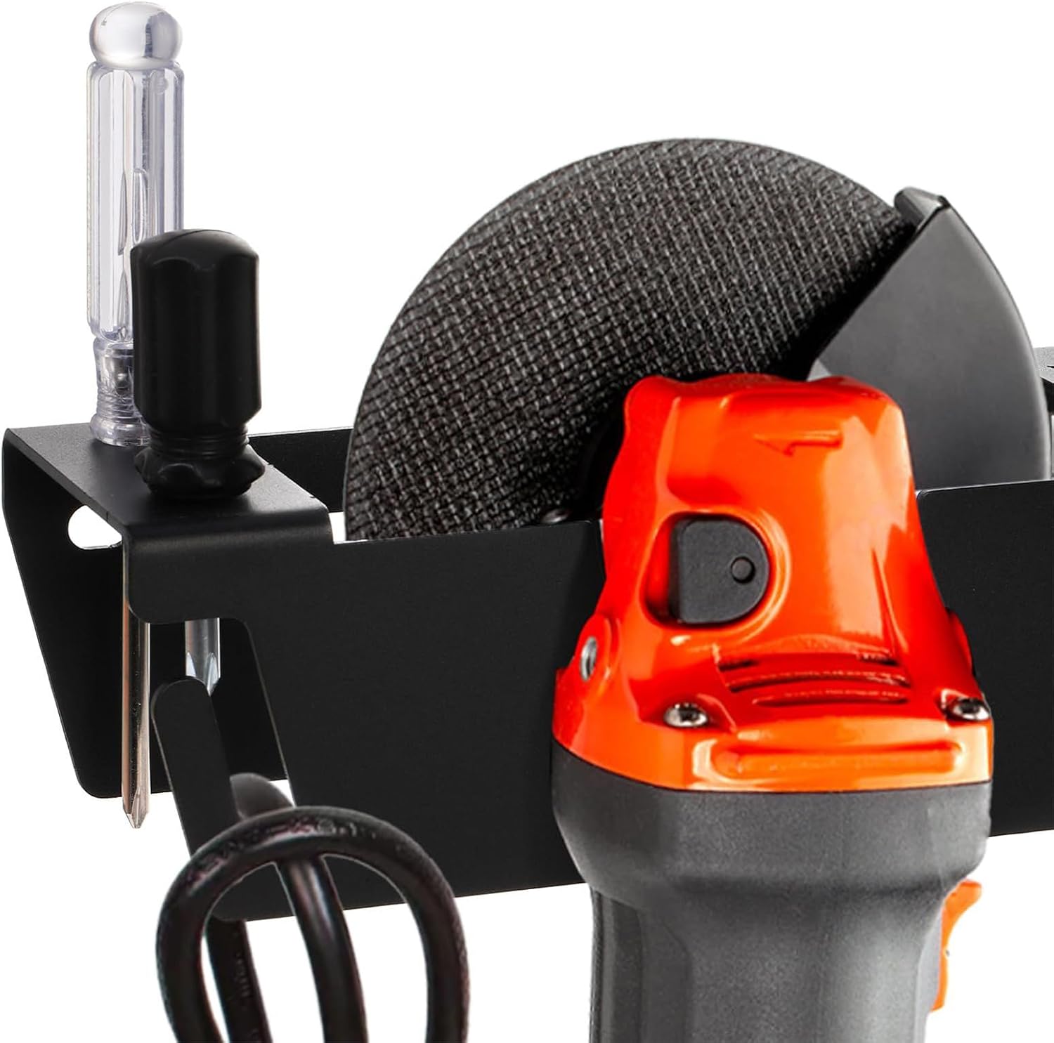  Porte-Meuleuse D'Angle,Support Pour Mur De Meuleuse D'Angle | 2 Pièces Organisateur à 2 Fentes Pour Tournevis Et Outils Électriques Pour Atelier, Établi, Panneau Perforé Et