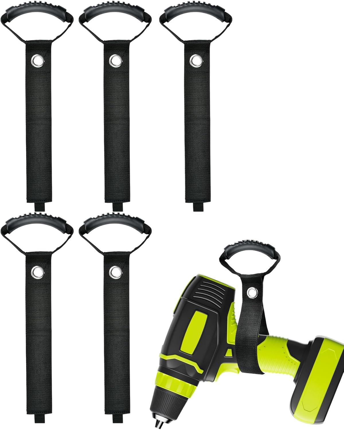  Sangles De Rangement,Organisateur De Câbles Cordes Avec Poignée | Accroche-câbles Multifonction Solides Pour Garage Atelier Jardin Maison