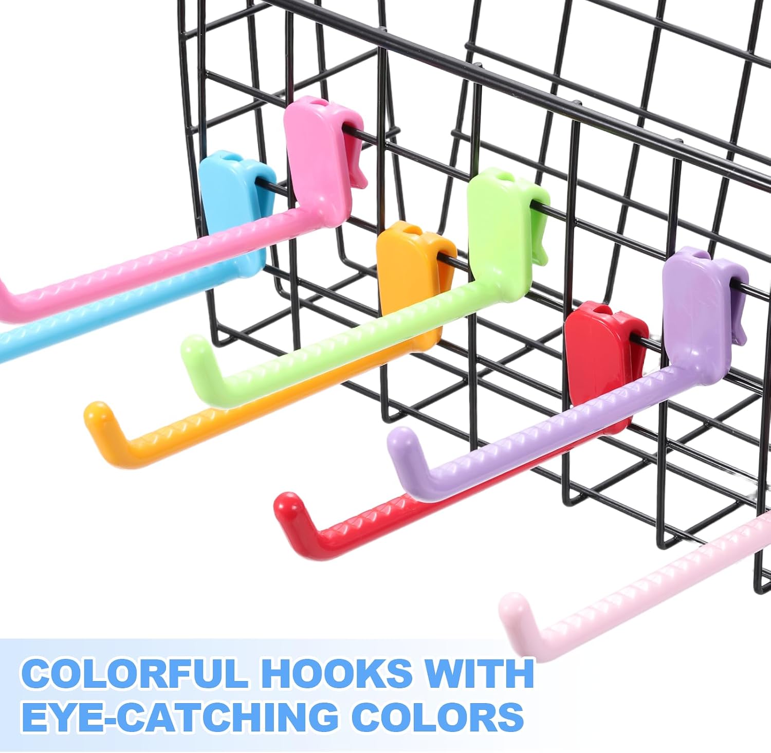  Sourcing Map Lot De 10 Crochets Muraux En Plastique Pour Panneau Mural De 12 Cm, Crochets D'étagère Pour Garage, Magasin, Entrepôt, Magasin, Maison, Orange