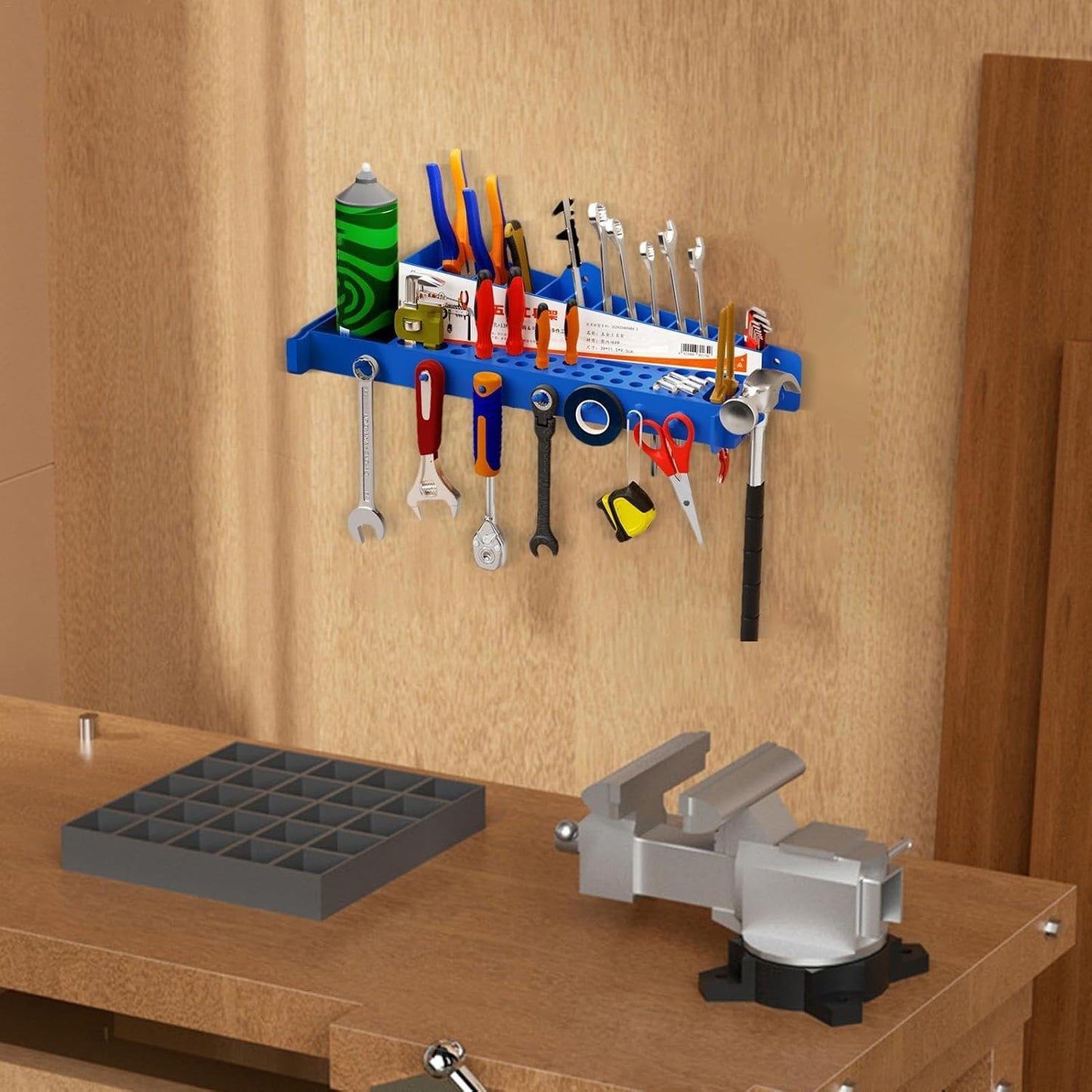  Organisateur D'outils De Garage, Support Mural, Rangement D'organisation De Garage, Support De Rangement De Garage, Organisateur D'outils, Organisateur D'écrous Et De Boulons Pour Garages, 39x
