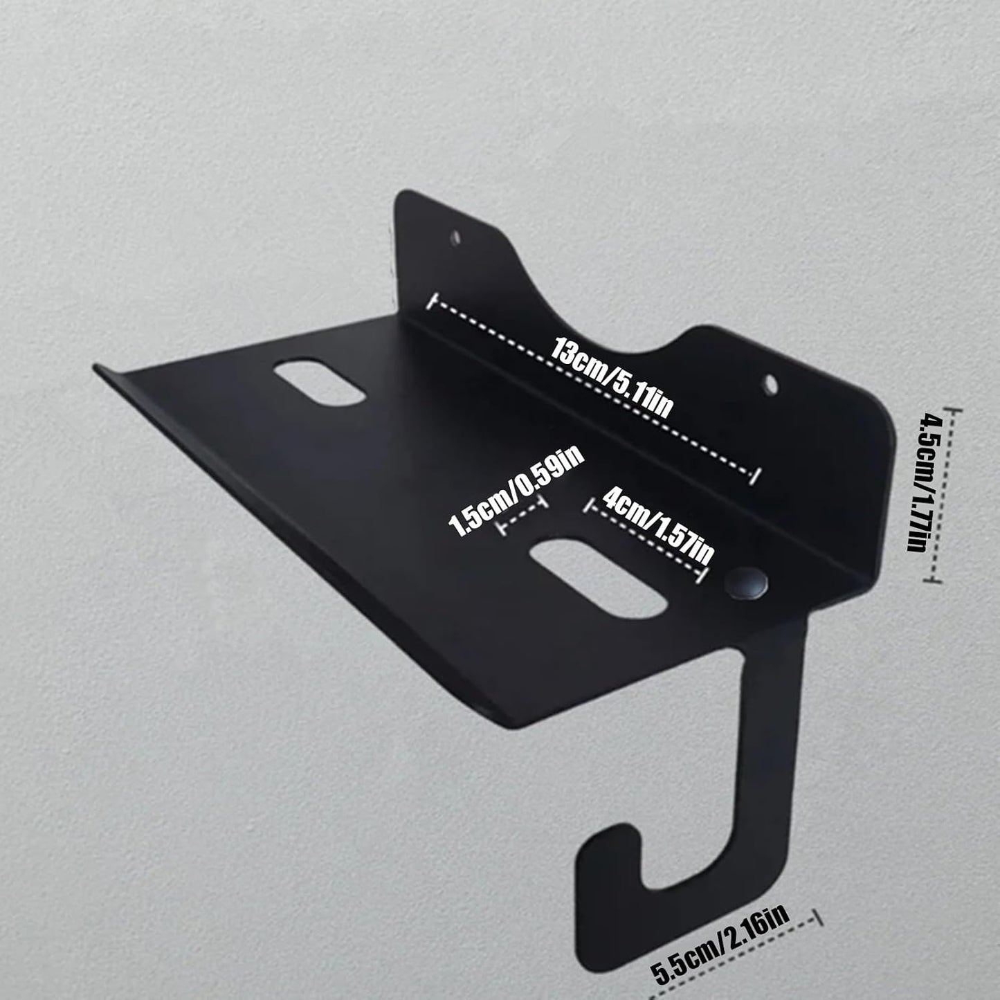  Générique Support Mural De Scie Sauteuse - Organiseur De Rangement En Métal Pour Outils Électriques - Rangement Pour Scie Sauteuse | Pour Abri Atelier Garage Maison Sous-sol Appartement Ferme