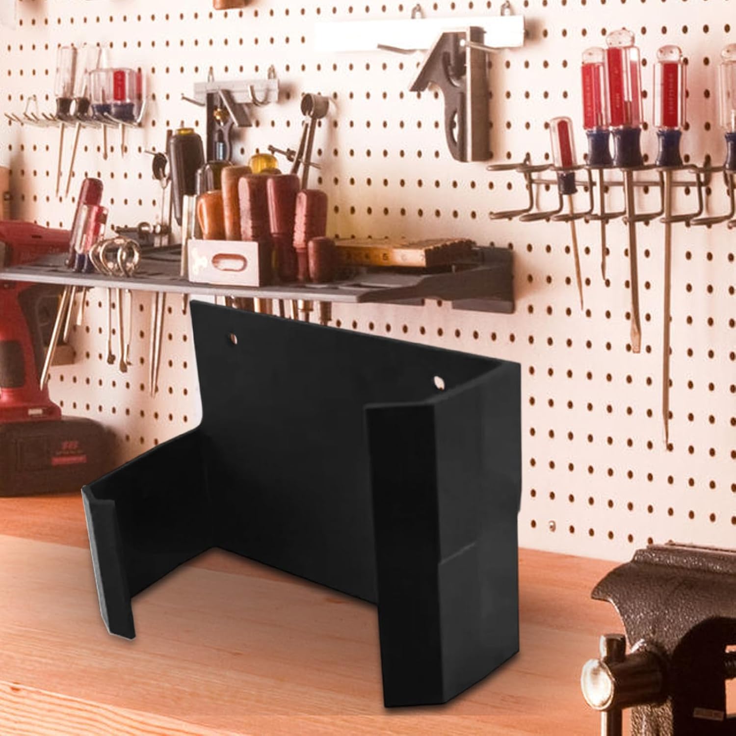  Générique Organisateur De Rangement Pour Outils Electriques | Porte-Perceuse Pour Garage - Support De Rangement Garage Robust Pour Perceuse Visseuse Marteau Atelier Jardin