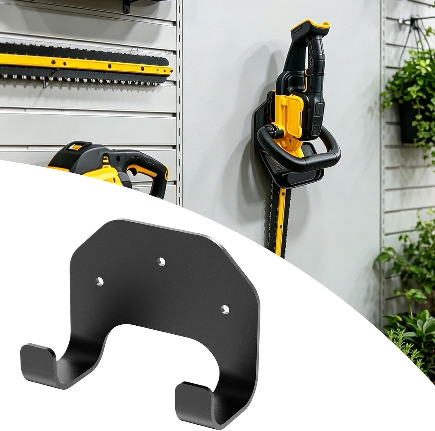  Support De Rangement Pour Coupe-bordures | Support De Rangement Pour Équipement Utilitaire | Mural Taille-haie | Pour Garage Atelier Abri De Jardin Grange Sous-Sol Pelouse