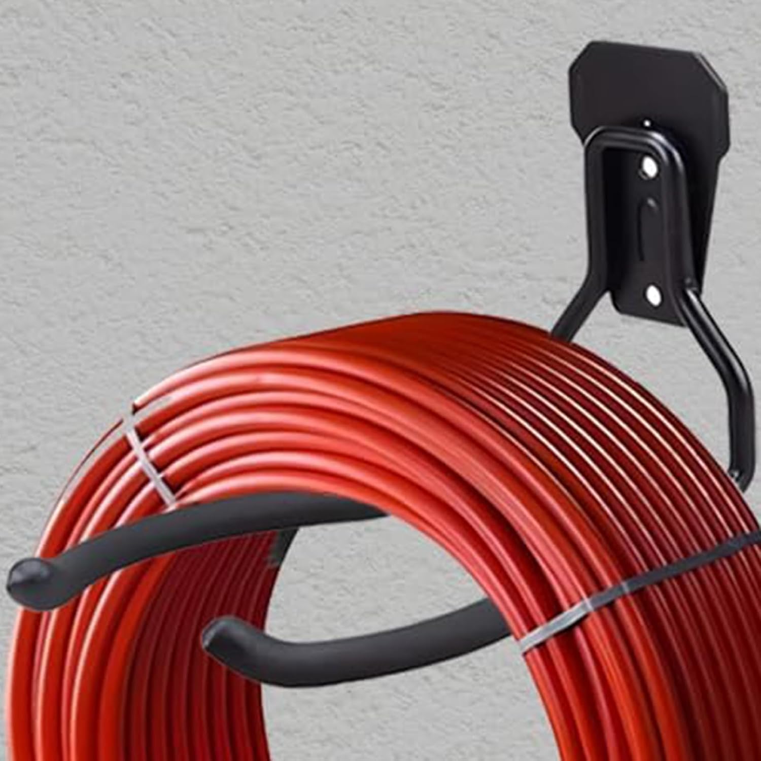  Générique Porte-Outils De Jardin Mural,Porte-Outils Noir Antirouille,Suspension Pour Outils - Organisateur Polyvalent Gain De Place Avec Crochets Pour Système De Rangement Mural De Garage