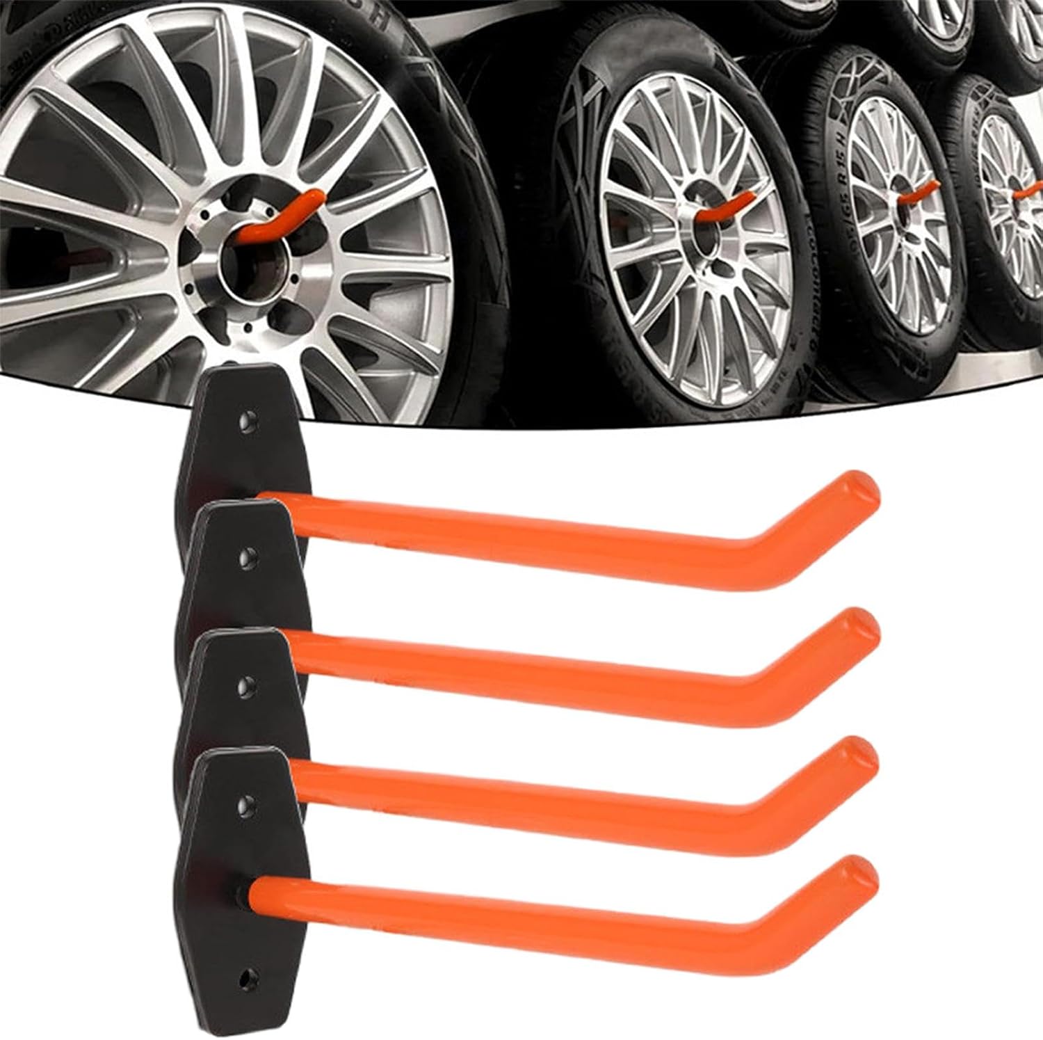  Support Mural, Crochets De Garage Robustes, Porte-échelles, Rangement Mural Pour Portes, Palets Et Tuyaux, Robuste Pour Hommes Et Femmes) 27 Cm Pour Garage Ou Atelier