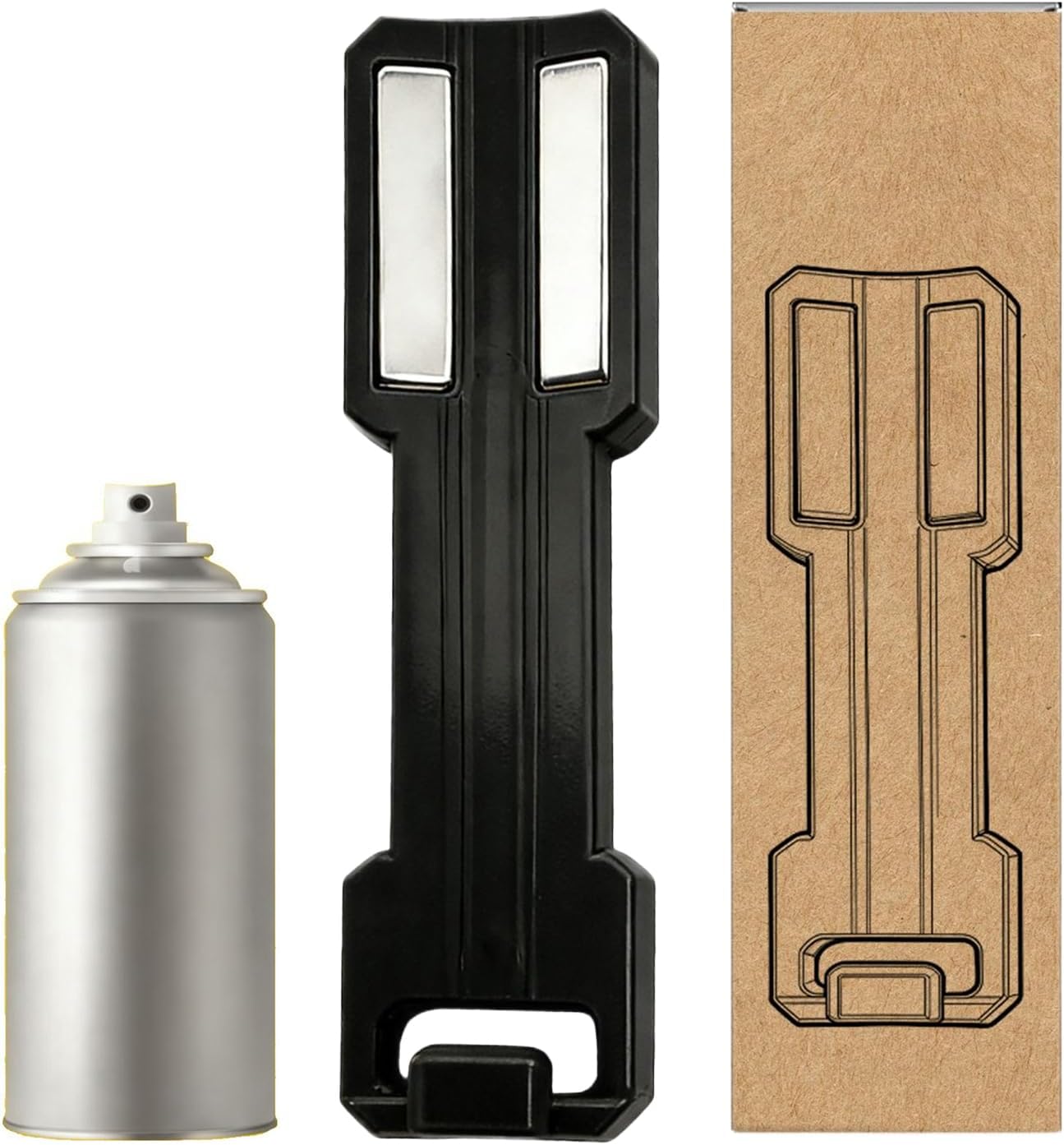 GENERIC Support De Rangement Magnétique Pour Bouteilles, Support Mural, Base Antidérapante Puissante, Fonction D'économie D'espace, Accessoires D'outils, Garage, Atelier, Rouge, 190 Caractères Au Choix